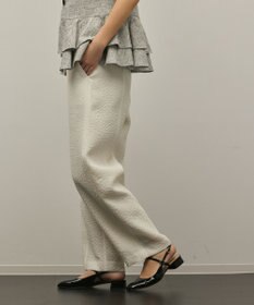 GRACE CONTINENTAL オーガンジージャガードパンツ