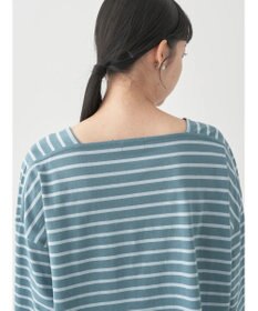 earth music&ecology スクエアボーダープルオーバー