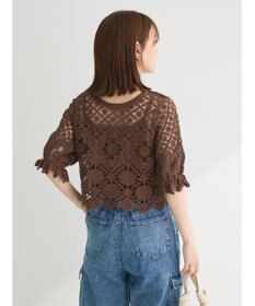 Green Parks ・ＳＵＧＡＲ　ＳＰＯＯＮ　２ｗａｙクロシェカーディガン