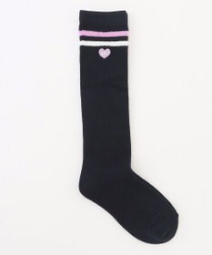 ANY KIDS ハートワンポイント　ハイソックス