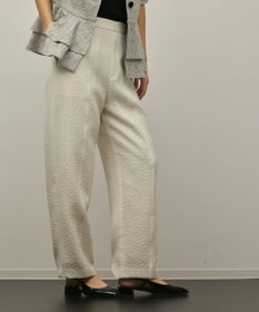 GRACE CONTINENTAL オーガンジージャガードパンツ