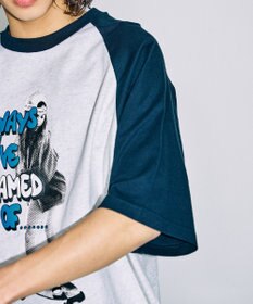 WEGO フォトグラフィックラグランBIGT（S）