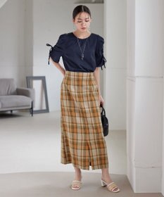 Tiaclasse 【洗える】ボリュームスリーブリボンブラウス