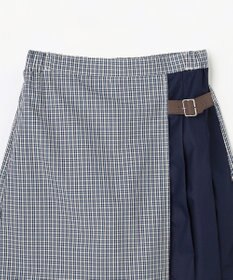 組曲 KIDS 【150-170㎝】 チェックプリーツ キュロット