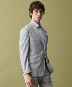 JOSEPH ABBOUD 【キングサイズ・通気性/清涼/軽量/ストレッチ】クールピケストレッチジャケット