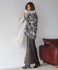 WEGO 【2025年秋冬新作/ユニセックス着用ITEM/SMLサイズ展開】ヘビーネルチェックシャツ（LS）