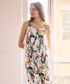 San-ai Resort（三愛水着楽園） ロングパンツセット　13L・15L　【Coral veil（コーラルヴェール）】