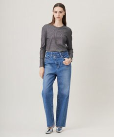 ICB L 【洗える】 シャイニーリブテレコ プルオーバー