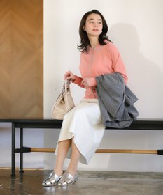 Green Parks 光沢サテンナロースカート