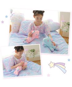 Mother garden マザーガーデン ユニコーン クール マスコット 24cm 《ミントブルー》