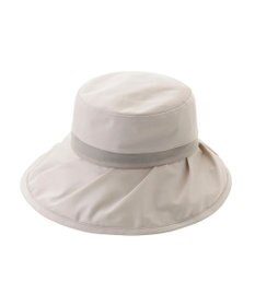 MOONBAT 【遮光100％/遮熱/UV】HIROKO KOSHINO(ヒロコ コシノ)遮光シアー カサブランカ 帽子 ゆったりMサイズ 手洗い可能/サイズ調整可能/日本製