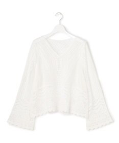 23区 【GOLD LABEL】コットンレーシー ニット