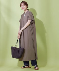 ANY 【洗濯機可能/ストレッチ】ナチュラルワッシャーワンピース