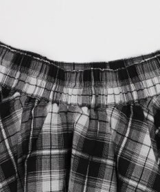 WEGO ランダムヘムチェックミニスカート