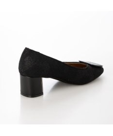MODE ET JACOMO <MODE ET JACOMO>メタリックアクセント スクエアパンプス