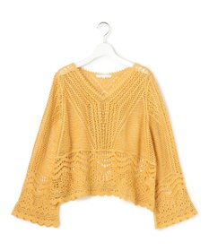 23区 【GOLD LABEL】コットンレーシー ニット