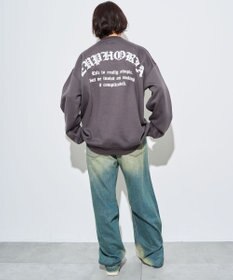 WEGO 【ユニセックス着用ITEM】アーチバックロゴグラフィックプルオーバー