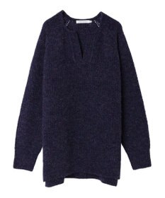 AMERICAN HOLIC ミックスヤーンカフタンニットプルオーバー