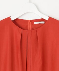 自由区 【WEB限定カラーあり・洗える】タッサーポプリンノースリーブ ワンピース