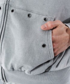 WEGO 【ユニセックス着用ITEM】ブリーチハトメZIPパーカー