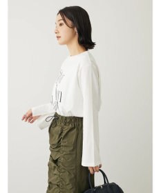 Green Parks ・Ｐｅｔｉｔ　Ｆｌｅｕｒ　ロゴｐｔフレアスリーブロンＴ