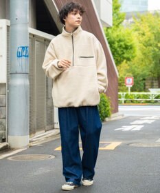 WEGO フリース ハーフZIPプルオーバー