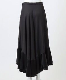23区 【エステータ】ドレープサテン フレアスカート