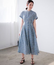 組曲 【先行予約】フラワーガーデンプリント ワンピース