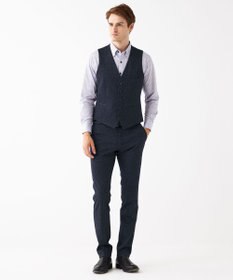 JOSEPH ABBOUD 【キングサイズ】ツィーディジャージー ベスト