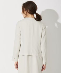 自由区 【セットアップ可】ダブルクロス ノーカラージャケット