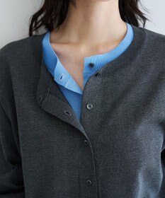 YECCA VECCA 2wayレイヤードクルーネックカーディガン