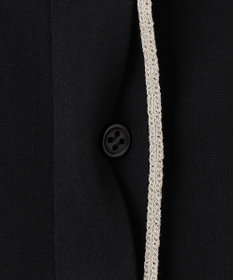 ICB L 【洗える】コンパクトモクロディ バンドカラーカットソー