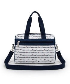 LeSportsac EVERYDAY SM SATCHEL/マリンロゴボーダー