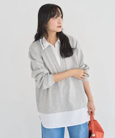 Green Parks 衿レイヤードッキングチュニック
