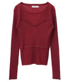 Green Parks ・ＡＮＤＳＥＡＲＣＨ　リブフェイクレイヤードニット