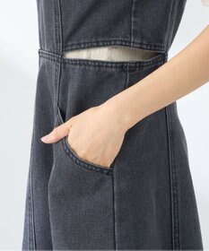 earth music&ecology サイドカットデニムキャミワンピース