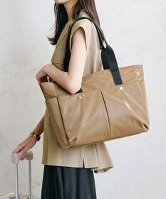 TOPKAPI 【Breath TOPKAPI】Train 防水ポリエステル ビッグ トートバッグ / 8ポケット/ キャリー対応