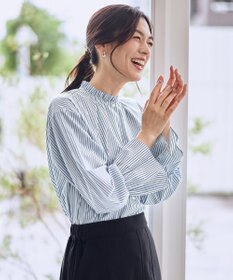 ANY L エニィファンクションハイネックブラウス