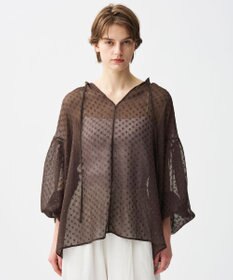 uncrave シアードットジャガード ブラウス