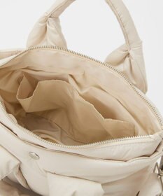 TOPKAPI 【Breath TOPKAPI】パフィング 2way ミニ トートバッグ チャーム付き