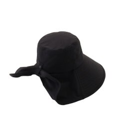 MOONBAT 【遮光100％/遮熱/UVカット】PAUL&JOE ACCESSOIRES(ポール&ジョー）後ろ垂れ 広つばハット 帽子 サイズ調整可能 手洗い可能