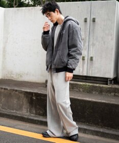 WEGO 【ユニセックス着用ITEM】ワーカーズボアフードブルゾン