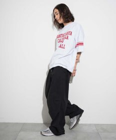 WEGO 【ユニセックス着用ITEM/手洗い可/MLサイズ】フットボールBIG　T（S）