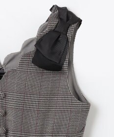 ANY KIDS チェックジャンパースカート
