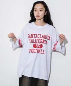 WEGO 【ユニセックス着用ITEM/手洗い可/MLサイズ】フットボールBIG　T（S）