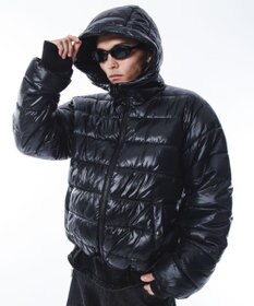 WEGO 【ユニセックス着用ITEM】2WAYシャイニーパファーフーディー