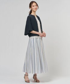 J.PRESS LADIES COTTON ACETATE DRY バタフライスリーブ カーディガン