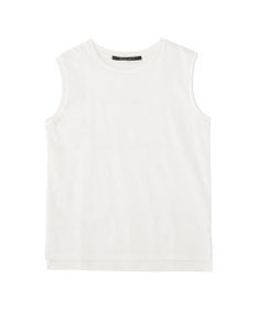 YECCA VECCA コットンスムースノースリーブトップス