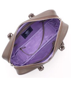 A.D.M.J. 牛革 ボストンバッグ 28cm※SILVER金具