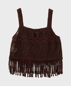 GRACE CONTINENTAL クロシェレースキャミ